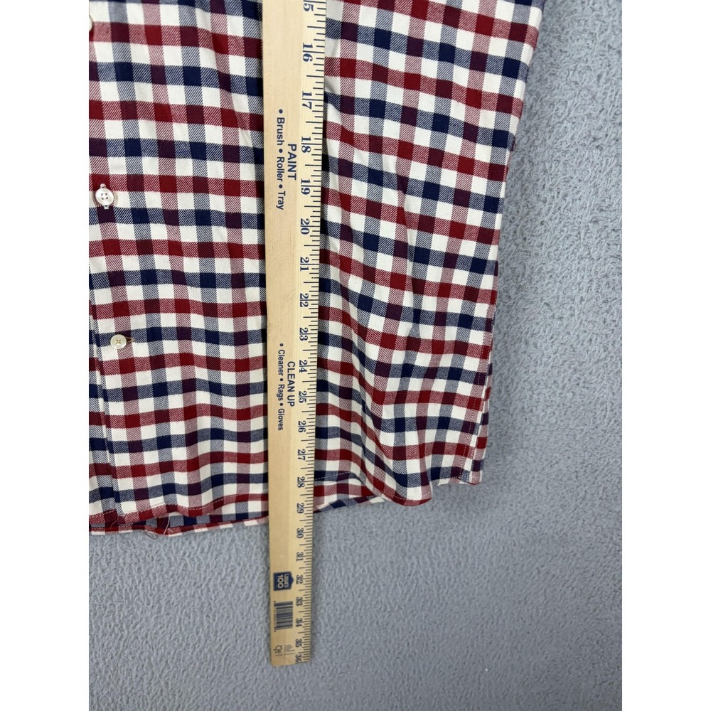 Barbour Shirt Mens Medium Multicolor Check Long Sleeve Button Down Cotton Casual - Picture 5 of 9